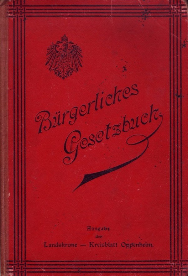 125 Jahre Brgerliches Gesetzbuch