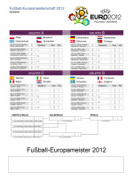 Fuball-EM 2012 Spielplan